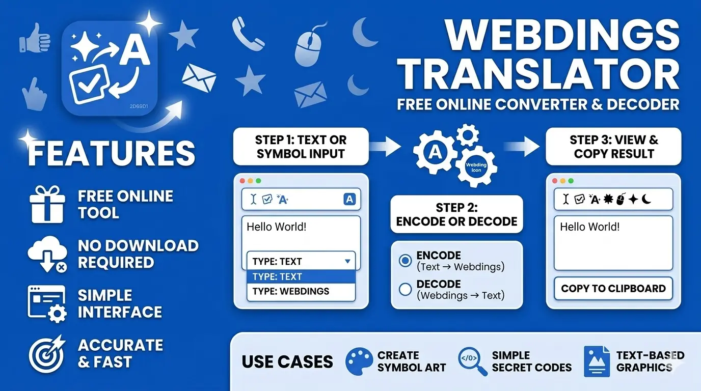 infographics webdings translator